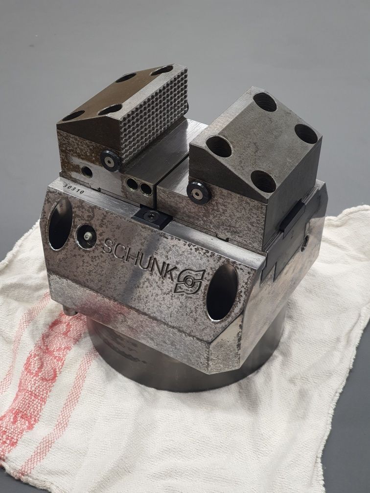 Imadło precyzyjne  samocentrujące Schunk do maszyn CNC