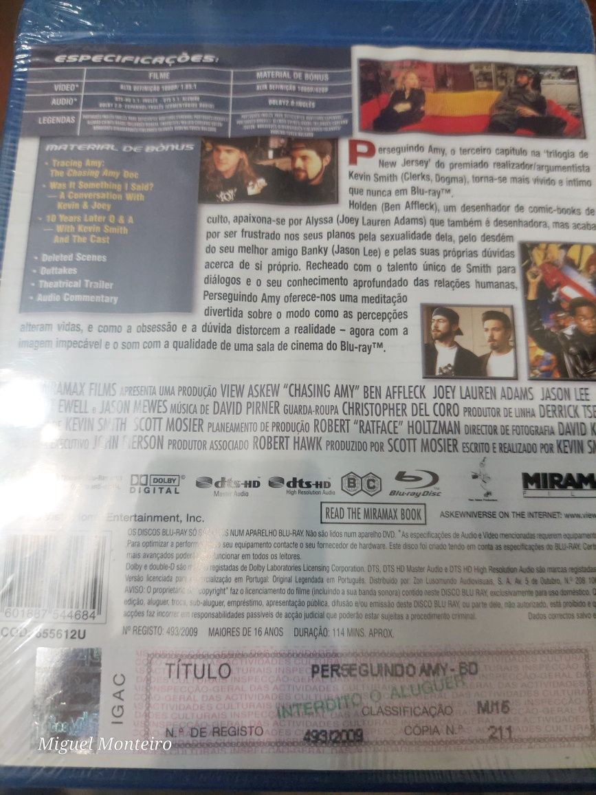 Filme Blu Ray Perseguindo Amy NOVO  SELADO