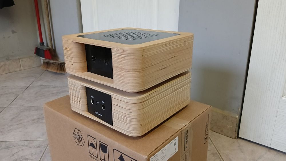 Obudowa DIY Audio Sklejka 24x24 cm, streamer, wzmacniacz
