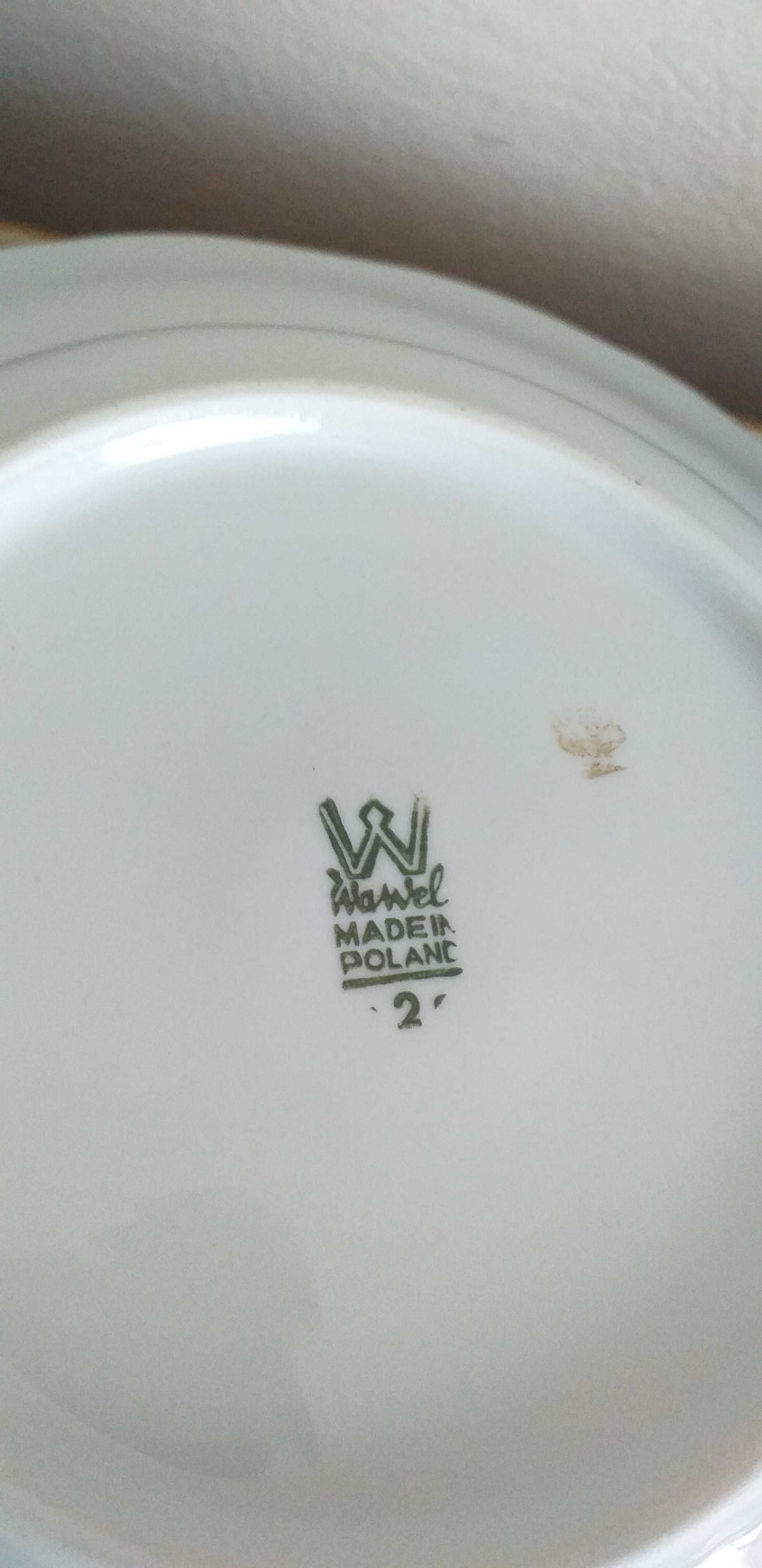 Głębokie talerze Wawel prl
