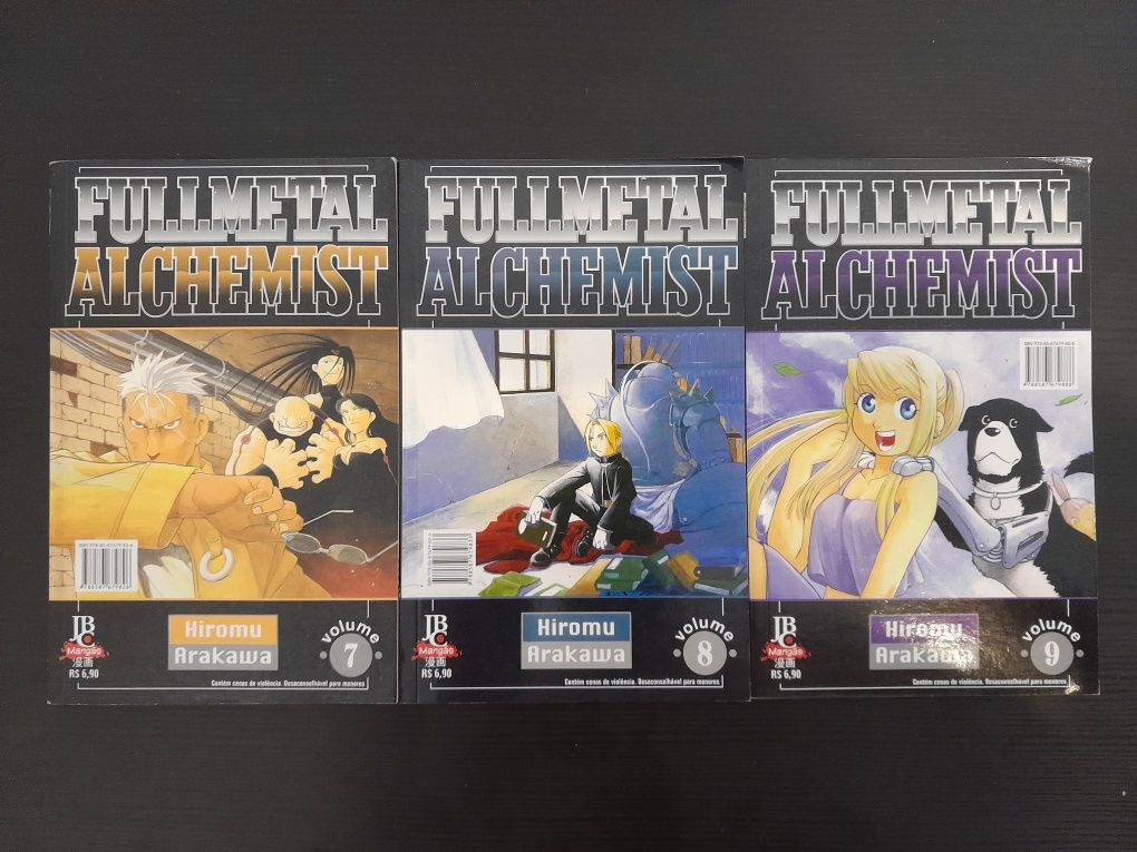 Coleção de Manga Fullmetal Alchemist em português edição JBC