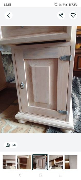 Biurko drewniane w stylu retro Vintage