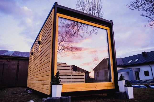 Duża Sauna w budynku modułowym / sauna w kontenerze mobilna