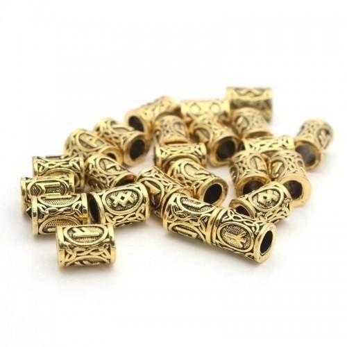 Бусины металлические "Руны Викингов"