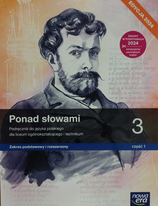 J. Polski LO 3/1 Ponad słowami podr. ZP i ZR  Nowa Era. Edycja 2024