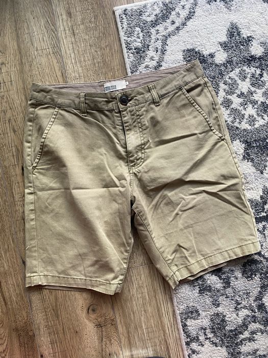 spodenki krótkie khaki męskie szorty chinosy M 38