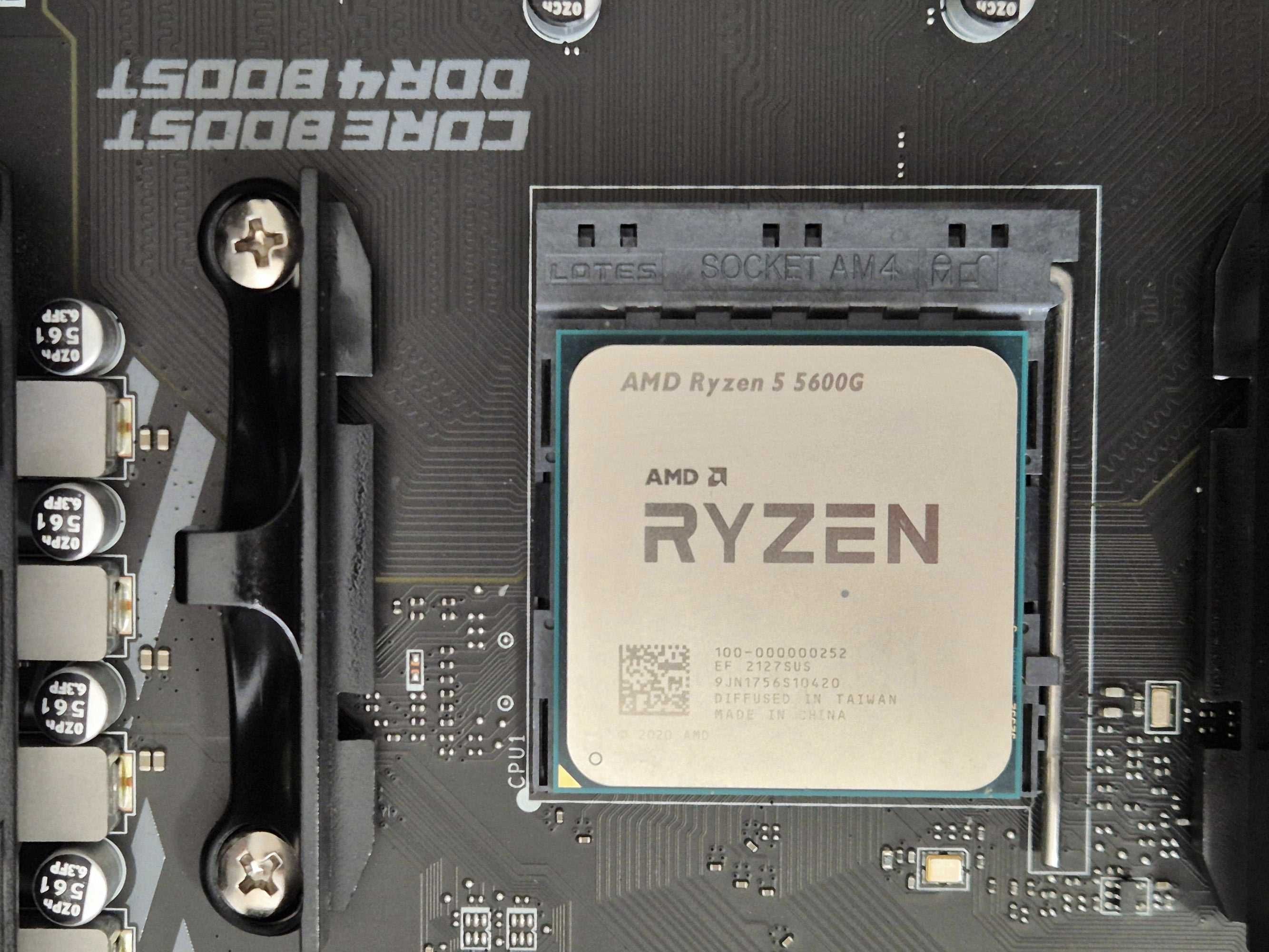 AM4 сет з графікою VEGA> Ryzen 5 5600G 4.4GHz+плата MSI B550. TRADE-IN