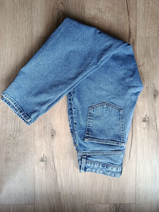 Jeansy spodnie jeansowe mom fit H&M r.S