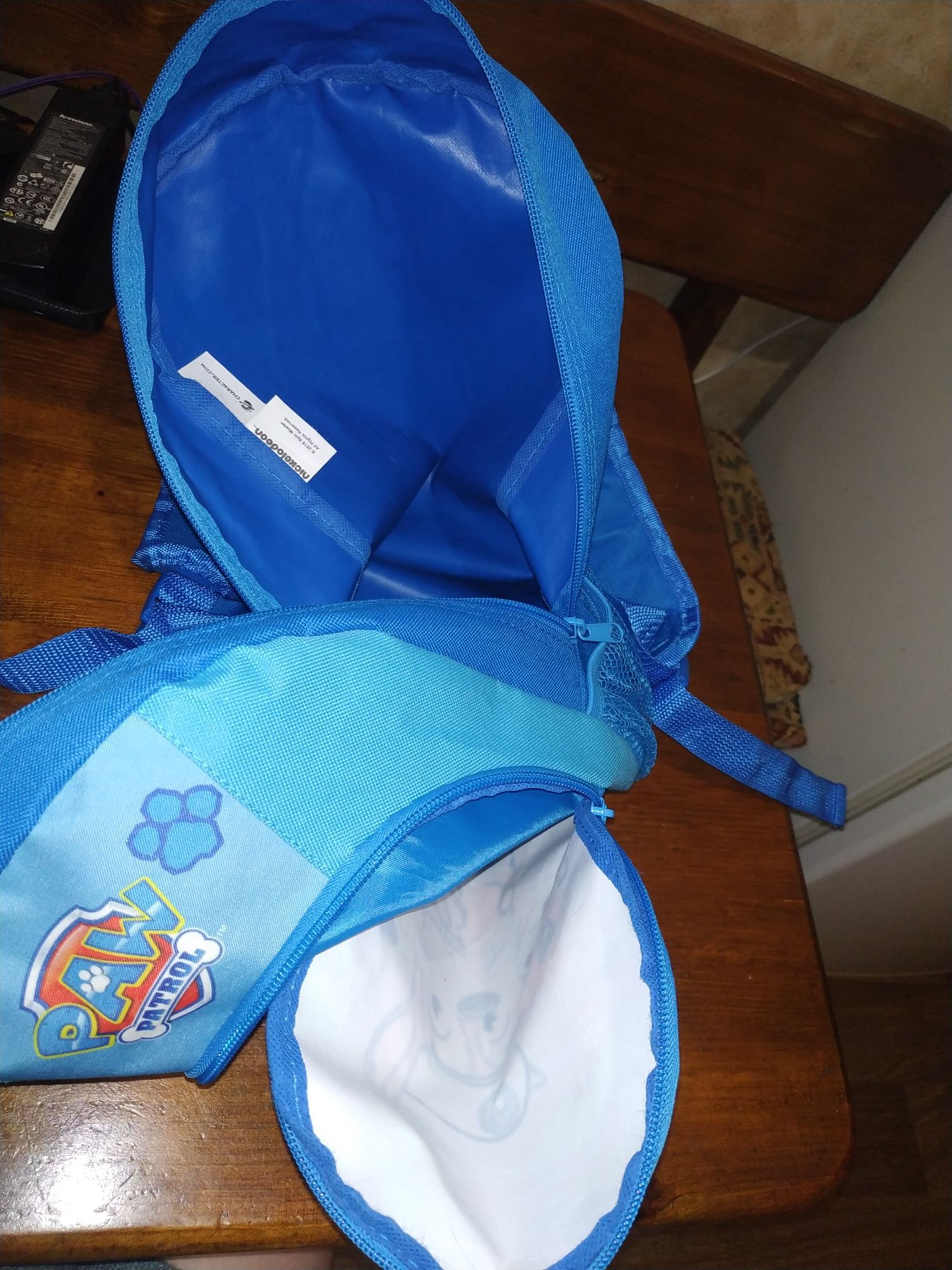 Детский голубой рюкзак щенячий патруль