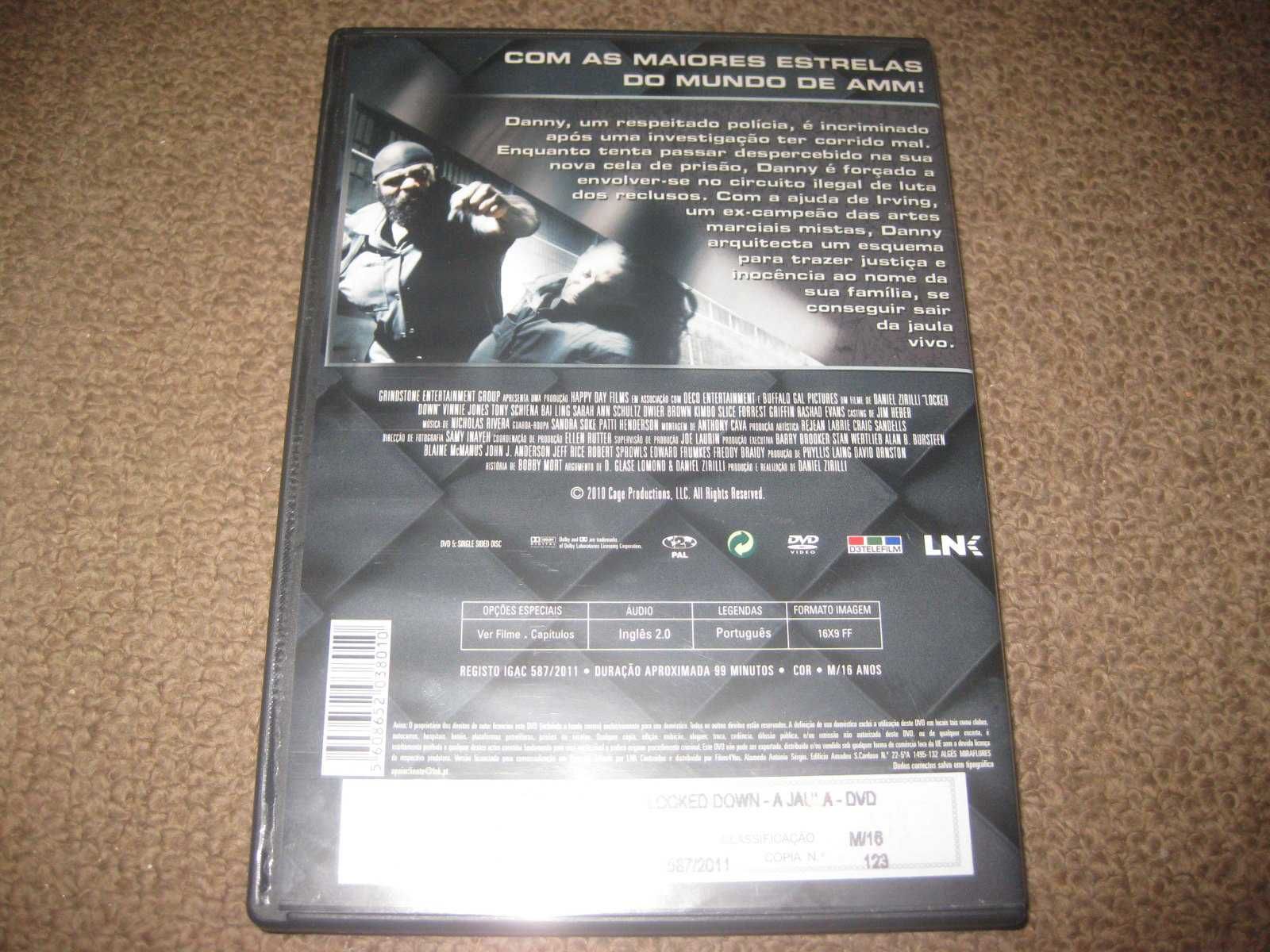 DVD "Locked Down- A Jaula" com Vinnie Jones
