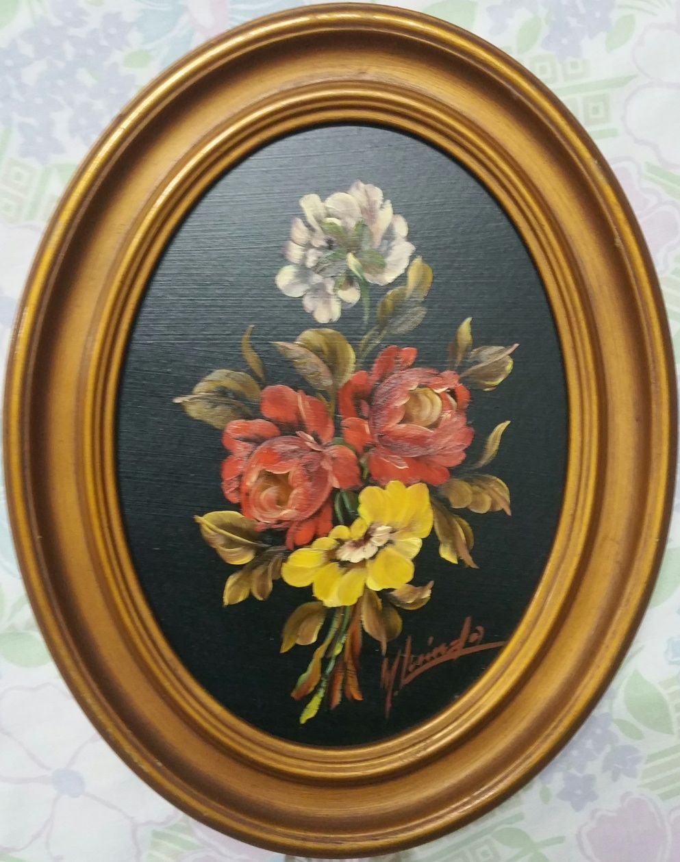 Quadros com motivos florais
