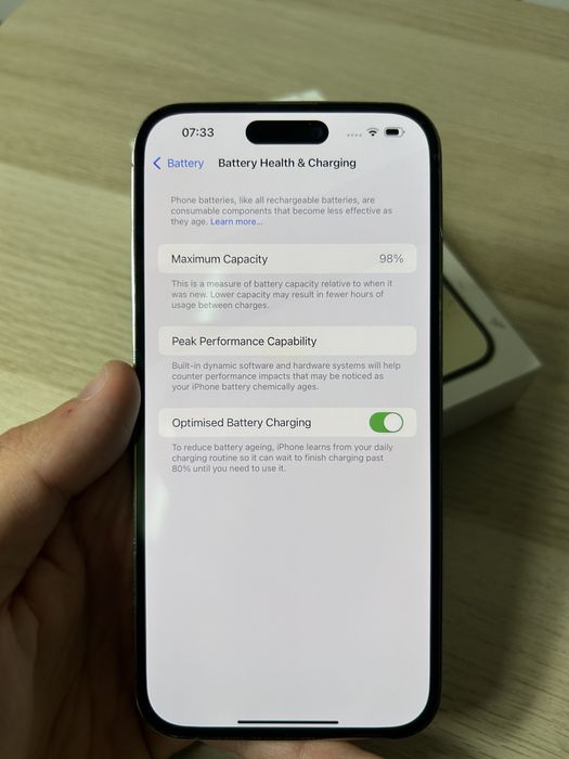 iPhone 14 Pro Max 128GB Dourado - Aceito Retomas