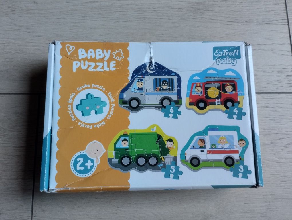 Puzzle Maxi pierwsze puzzle pojazdy 2+