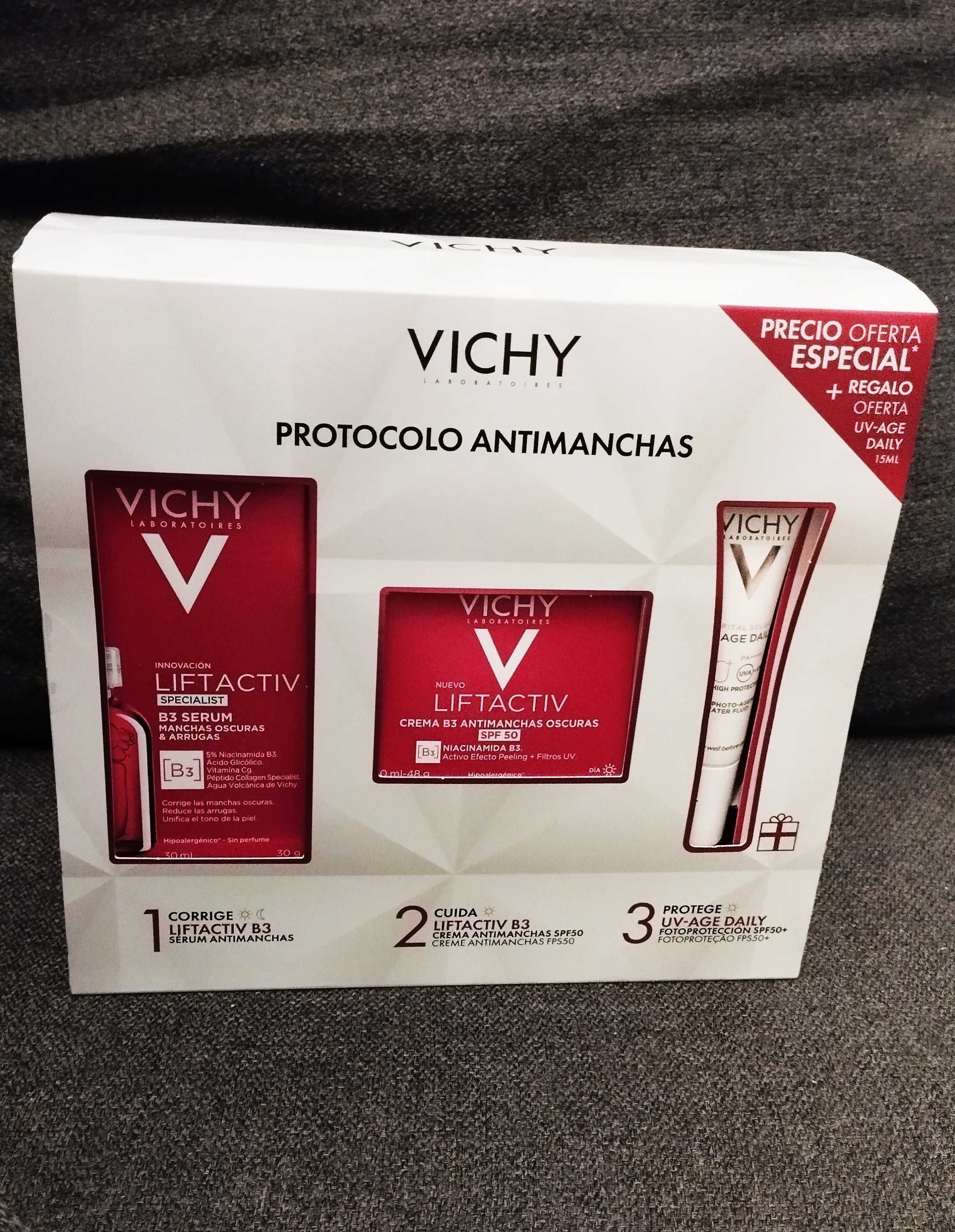 VICHY LIFTACTIV B3 CREME+SP B3 Sérum+ Fotoprotetor SPF50+ 15ml.