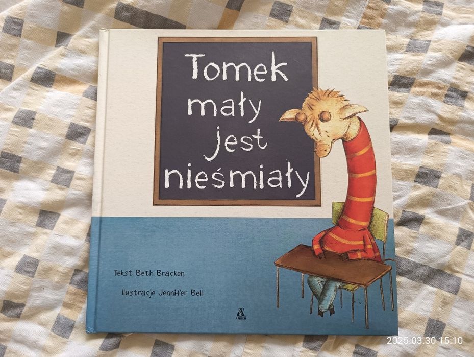 Tomek mały jest nieśmiały, książka dla dzieci, wyd Amber