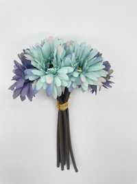 Stokrotka Afrykańska 28 cm Sztuczne Kwiaty Do Wazonu Bukiet Niebieski