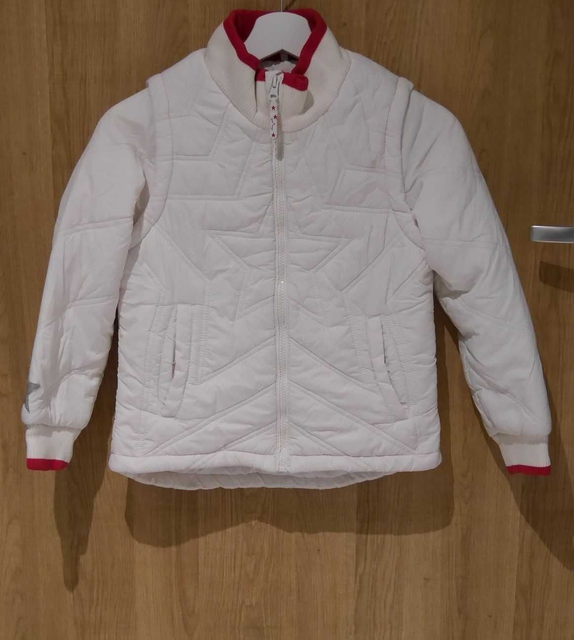 H&M kurtka bezrękawnik 2 w 1 odblaski 140