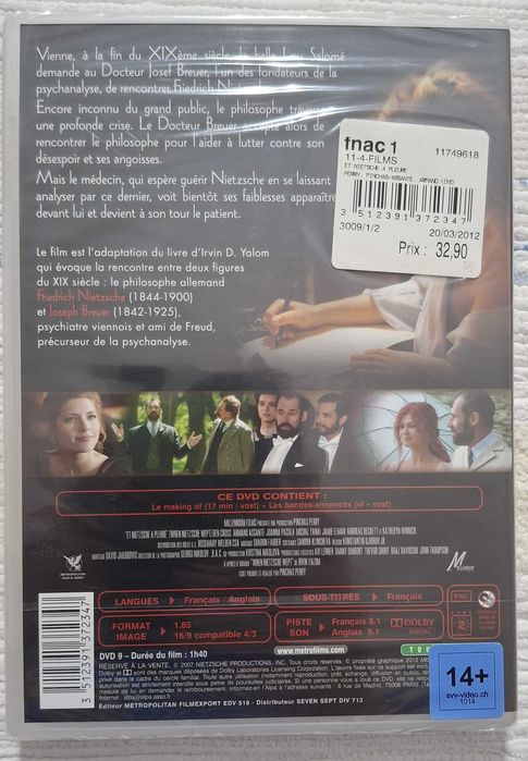 DVD - Et Nietzsche a pleure (não tem legendas em português)