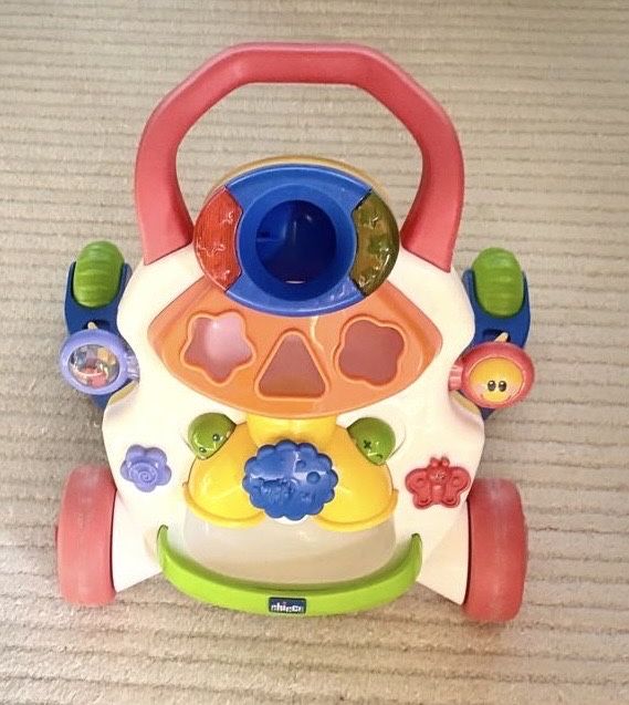 Chicco Andador Primeiros Passos Musicais Red
