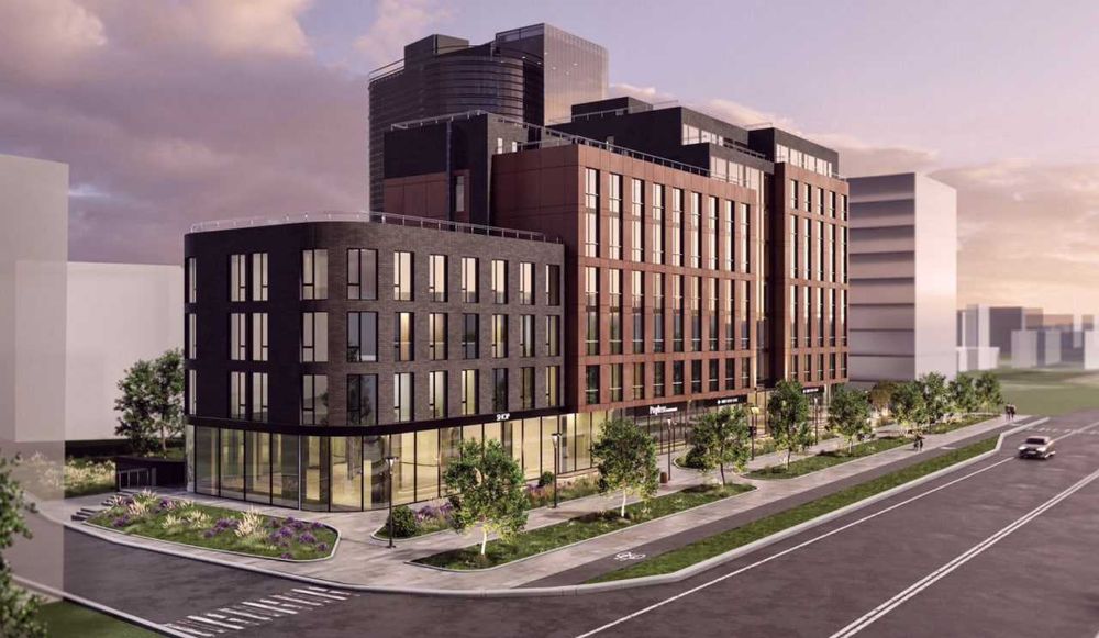 Земельна ділянка з проектом багатофункціонального комплексу