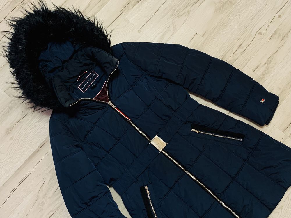 Tommy Hilfiger_Kurtka Pikowana Kurtka Parka Zimowa Damska_M