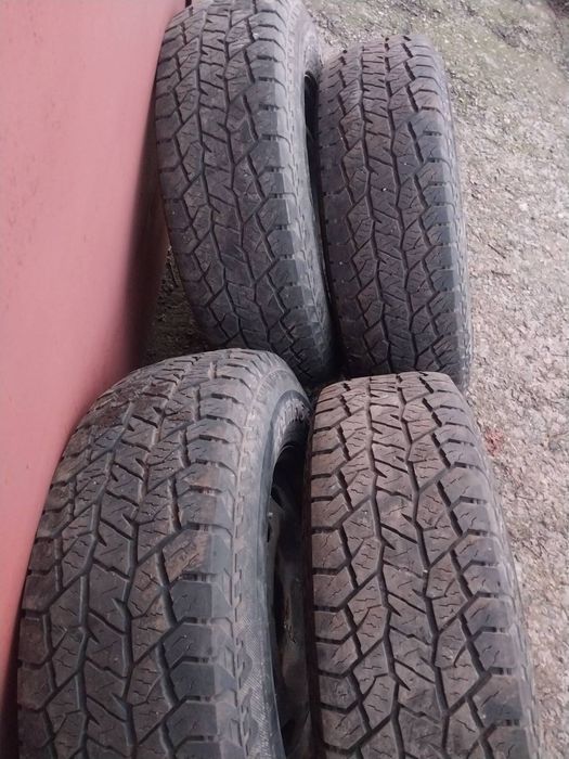 Колеса диски 5, 139,7 уаз хантер R16 резина 225, 75R16 HANKOOK