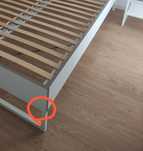 Cama IKEA e mesinhas de cabeceira