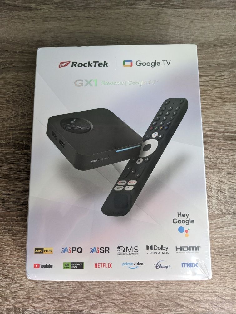 ТВ приставка RockTek GX1 4/32 GB Android Google smart tv box