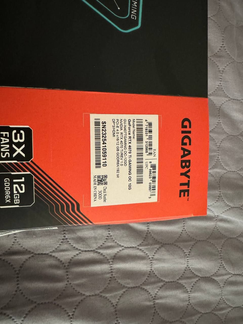 Продаю потужну відеокарту Gigabyte RTX 4070 Ti OC 12GB Gaming
