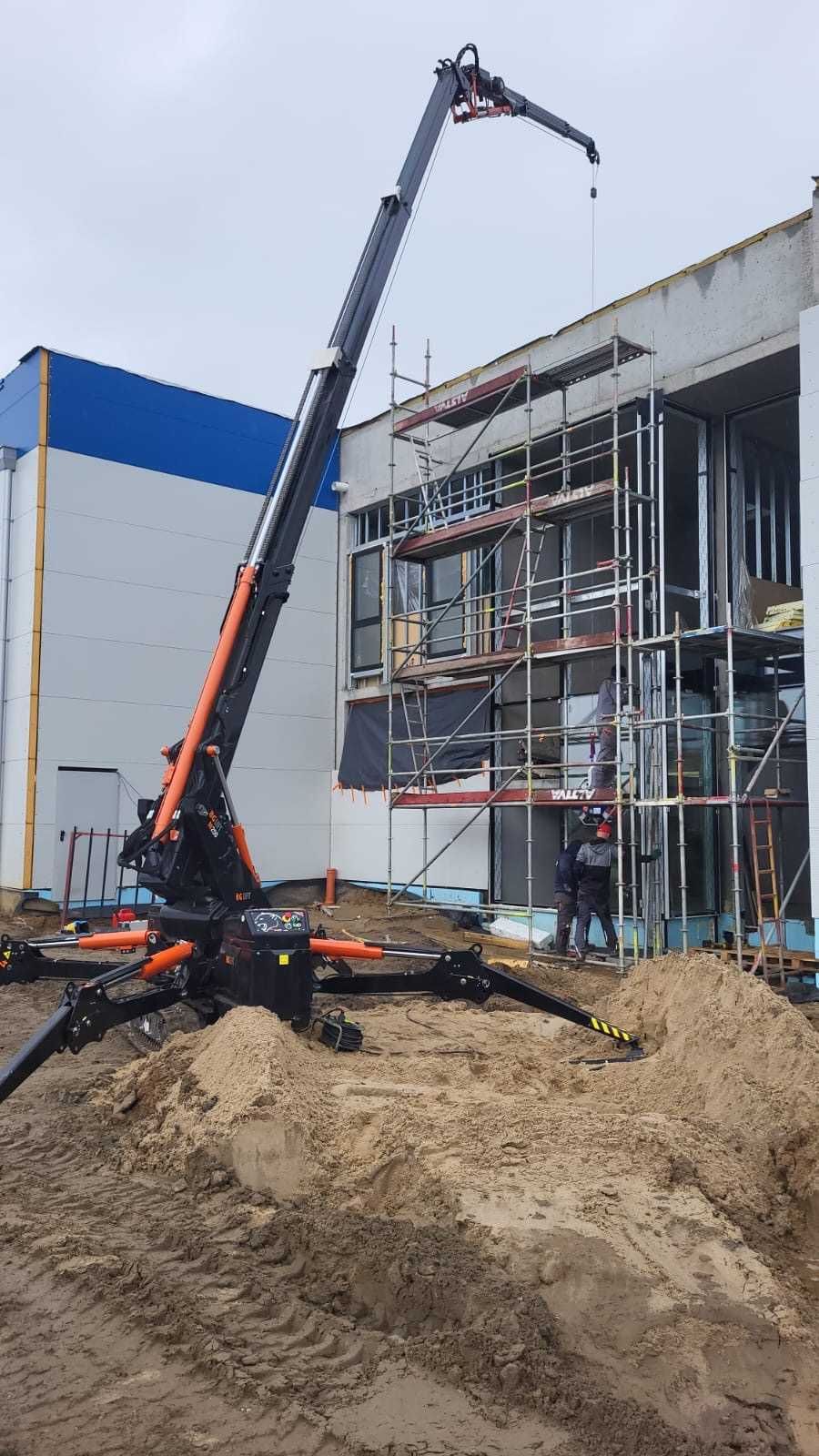 mini żuraw wynajem Koszalin, Słupsk, Białogard  - Alexservice
