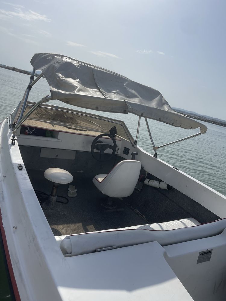 Barco fibramar 4.30m honda 45cv 4 tempos