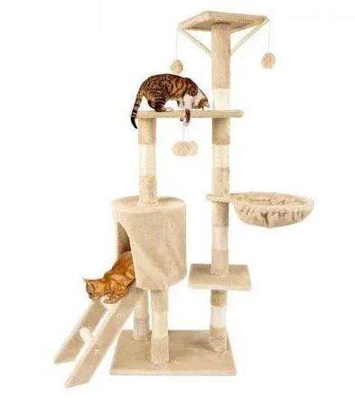 Игровой комплекс когтеточка с лесницей для кошек Zoofari