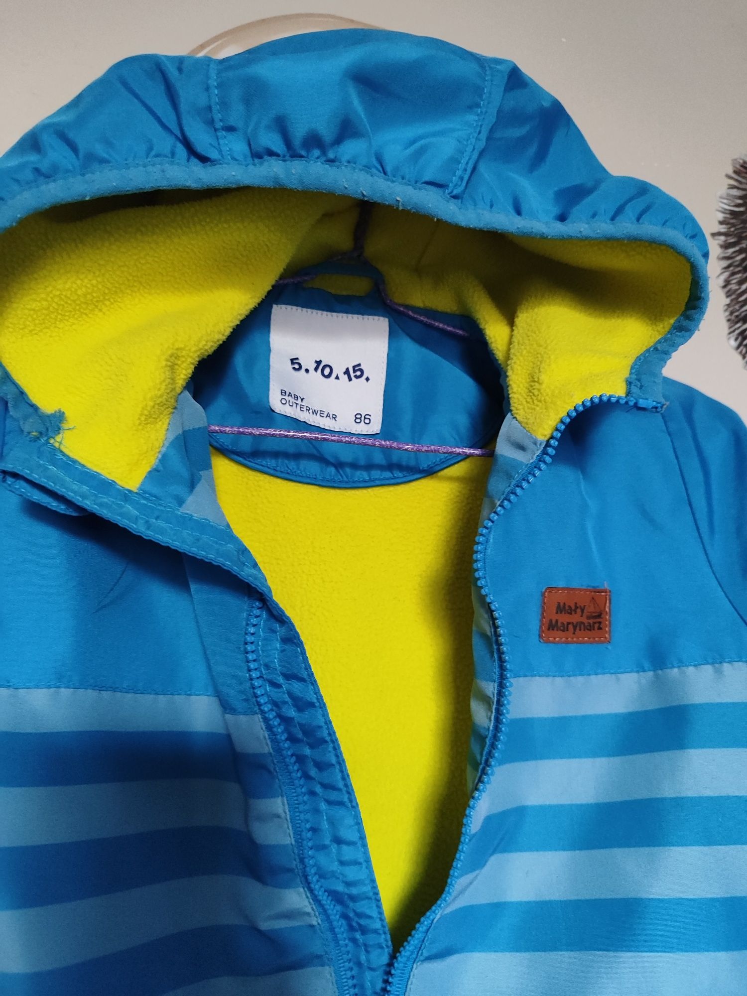 Kurtka 86 cm wiatrówka polar soft Shell 5.10.15.
