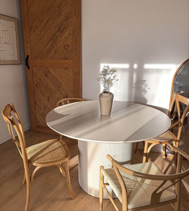 Stylowe krzesło drewniane dąb 2 Sztuki