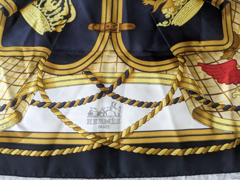Hermes шовкова хустка шов роуль  оригінал шарф преміум бренду