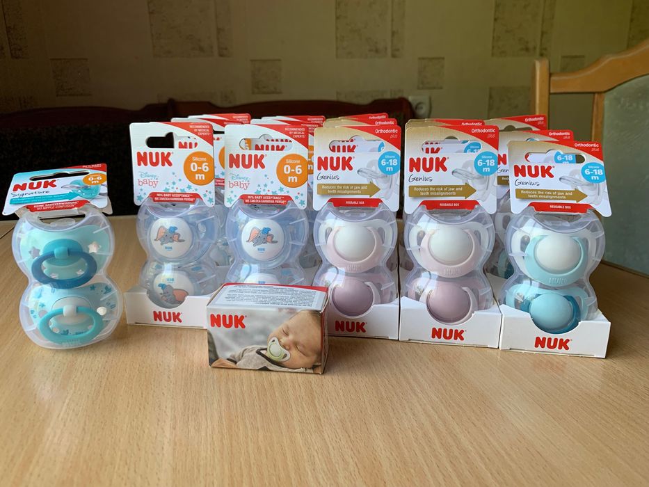 Соска пустушка NUK Silicone Latex Disney baby 0-6-18 месяцев