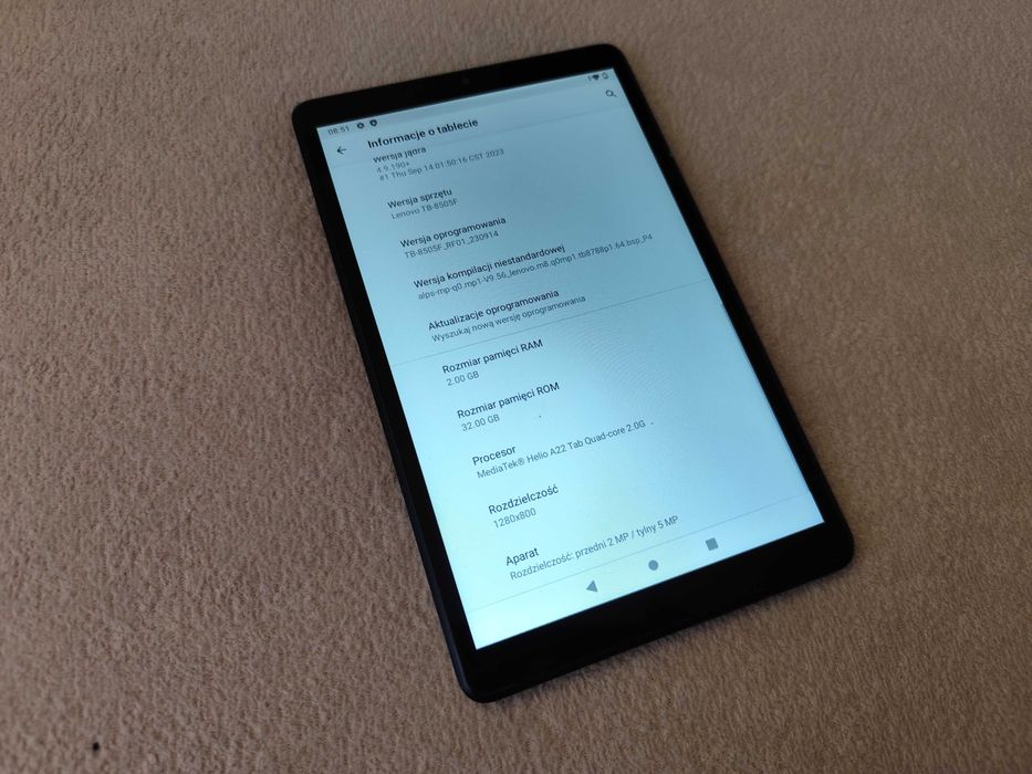 LENOVO M8 TB-8505F 8" 2/32 / NAVI Białczak świetna nawigacja truck bus