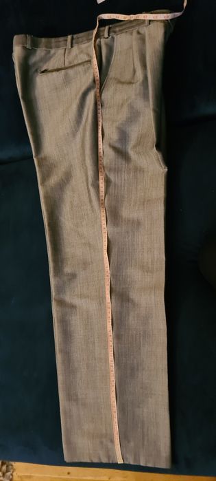 Garnitur męski xl szary metaliczny