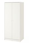 Guarda-roupa IKEA com 2 portas, branco, 79x176 cm. 45 €
