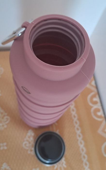 Garrafa de água em silicone 500ml, Nova