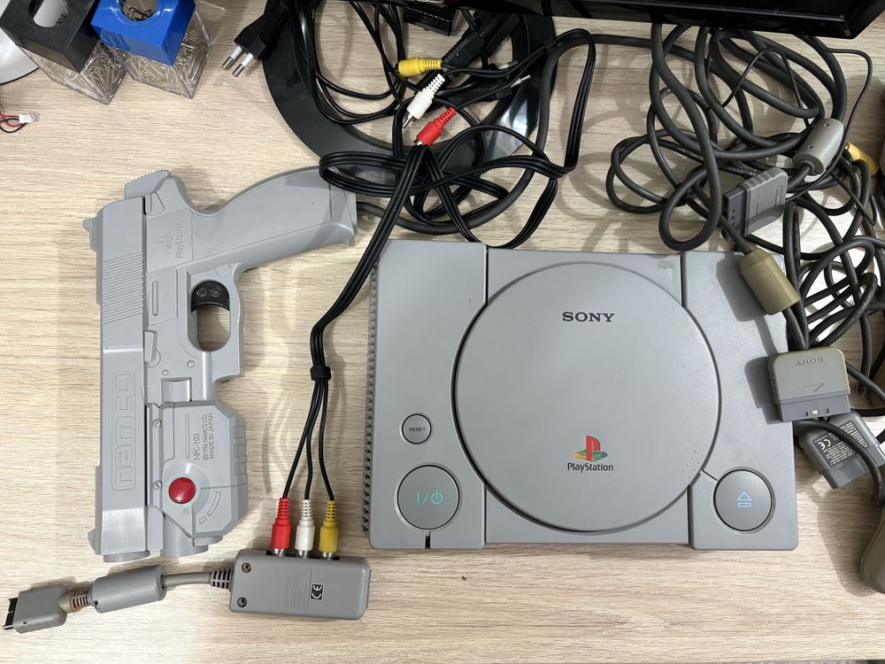Playstation 1 + Acessórios + Jogos