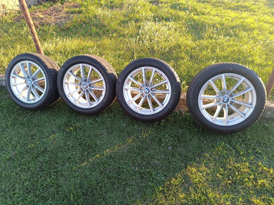 Felgi BMW OE V Spoke 778 + opony zimowe Bridgestone