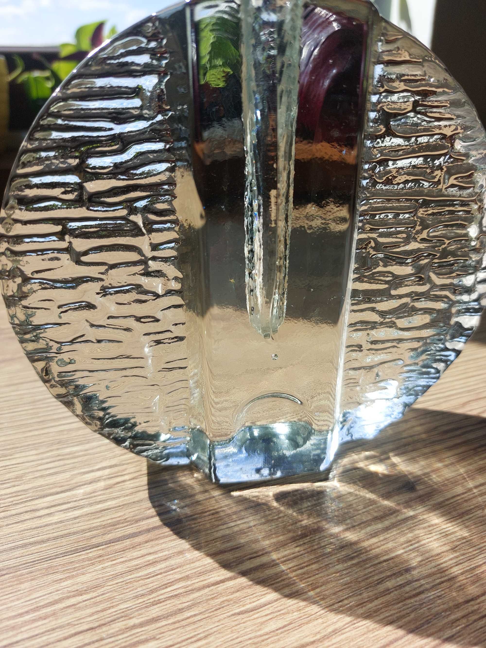 Walther Glass wazon solifleur Design 1960