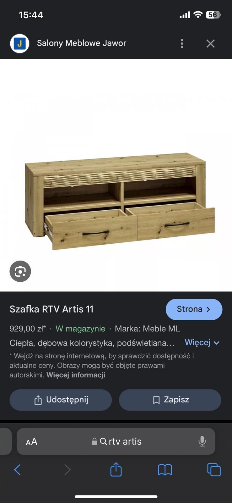 Szafka RTV Artis 11