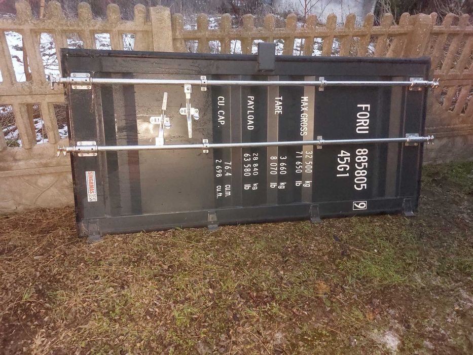 Drzwi kontener morski 40HC GRAFIT ONE WAY