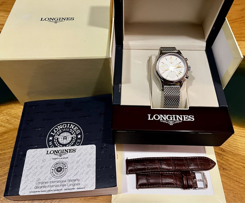 Longines Heritage Column Wheel Chronograph 39mm full set
