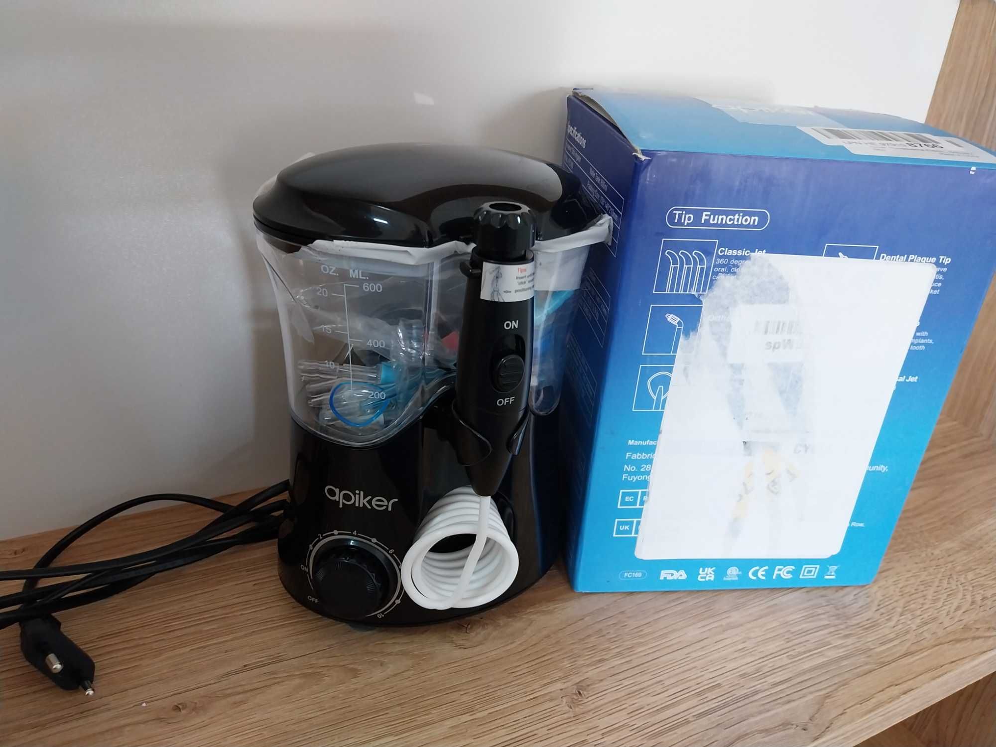 Elektryczny Irygator do zębów Jamy ustnej Zbiornik 600 ml + 8 końcówek