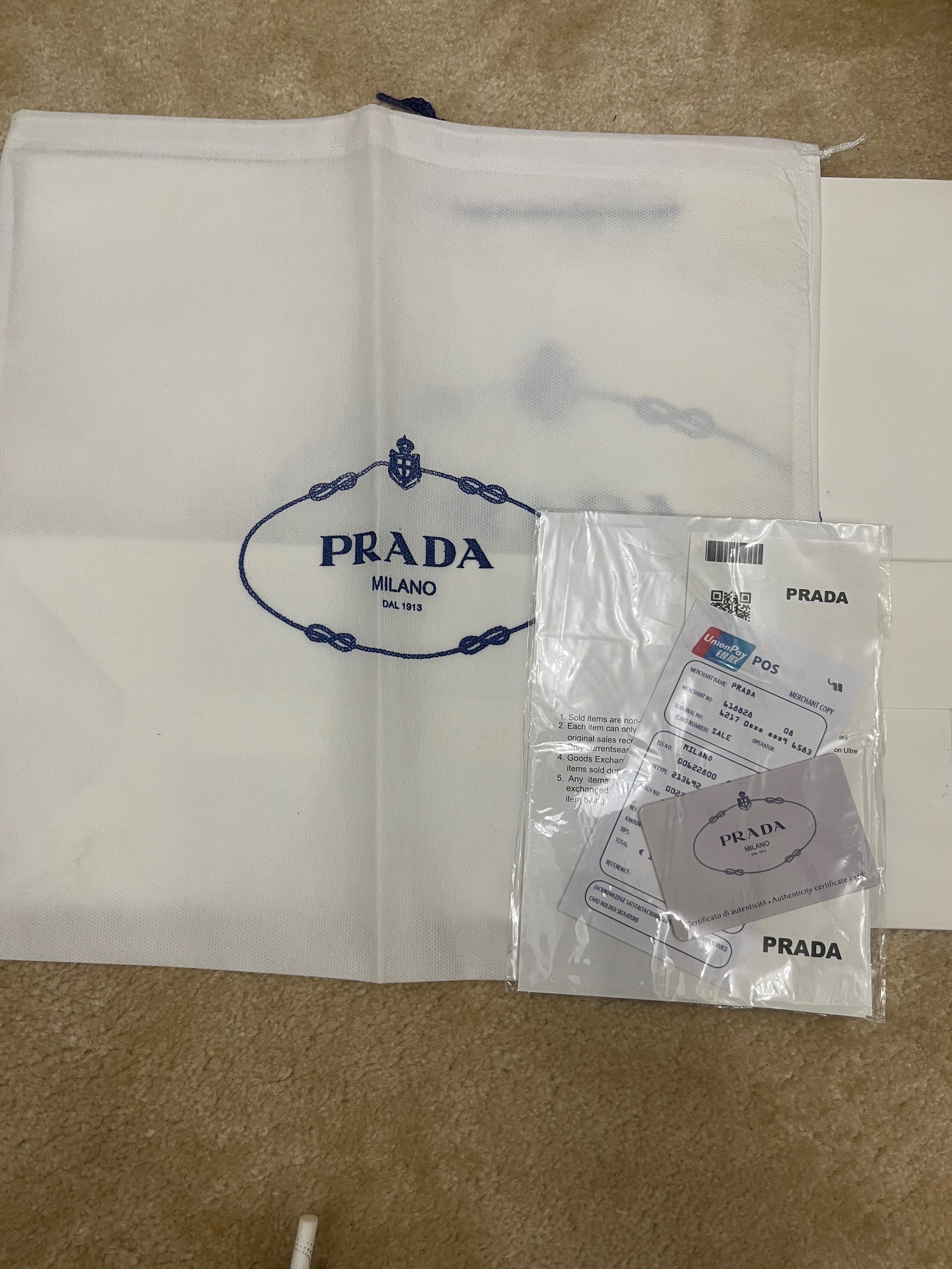 Prada torebka prezentowa worek przeciwkurzowy  zestaw