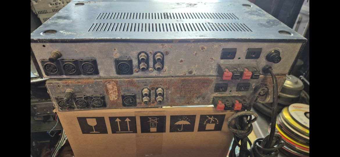2 wzmacniacze unitra Diora LZR PW3015