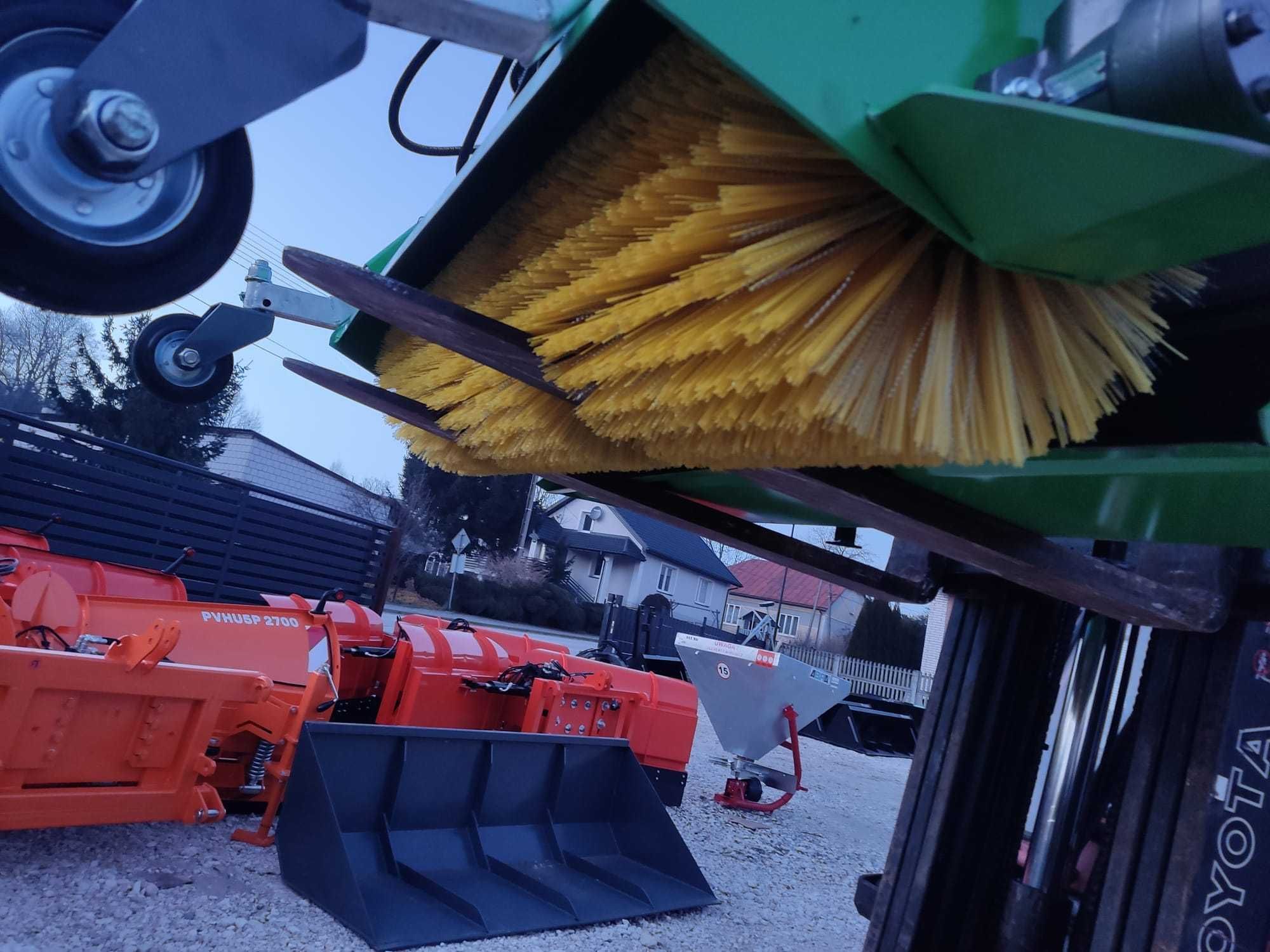 zamiatarka szczotka do dróg ulic hydrauliczna nowa na tuz widły